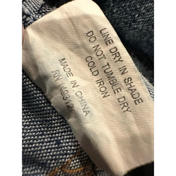 Indie Luxe by Indikah – Belted Zip-Up Denim Romper – Size Small - Picture 5 of 5